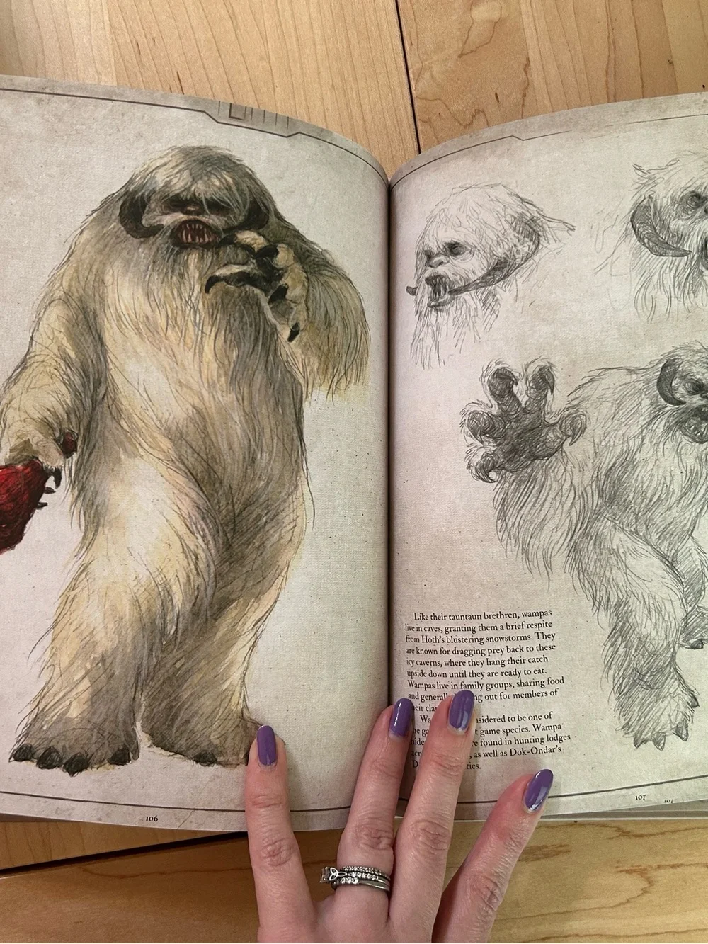 Star Wars Bestiary monsters animals creatures illustrated coffee table book